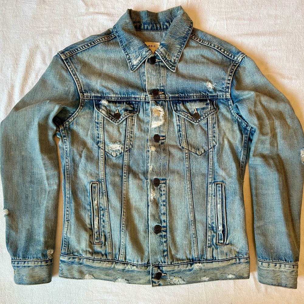Able Light Blue Denim Jacket - S
